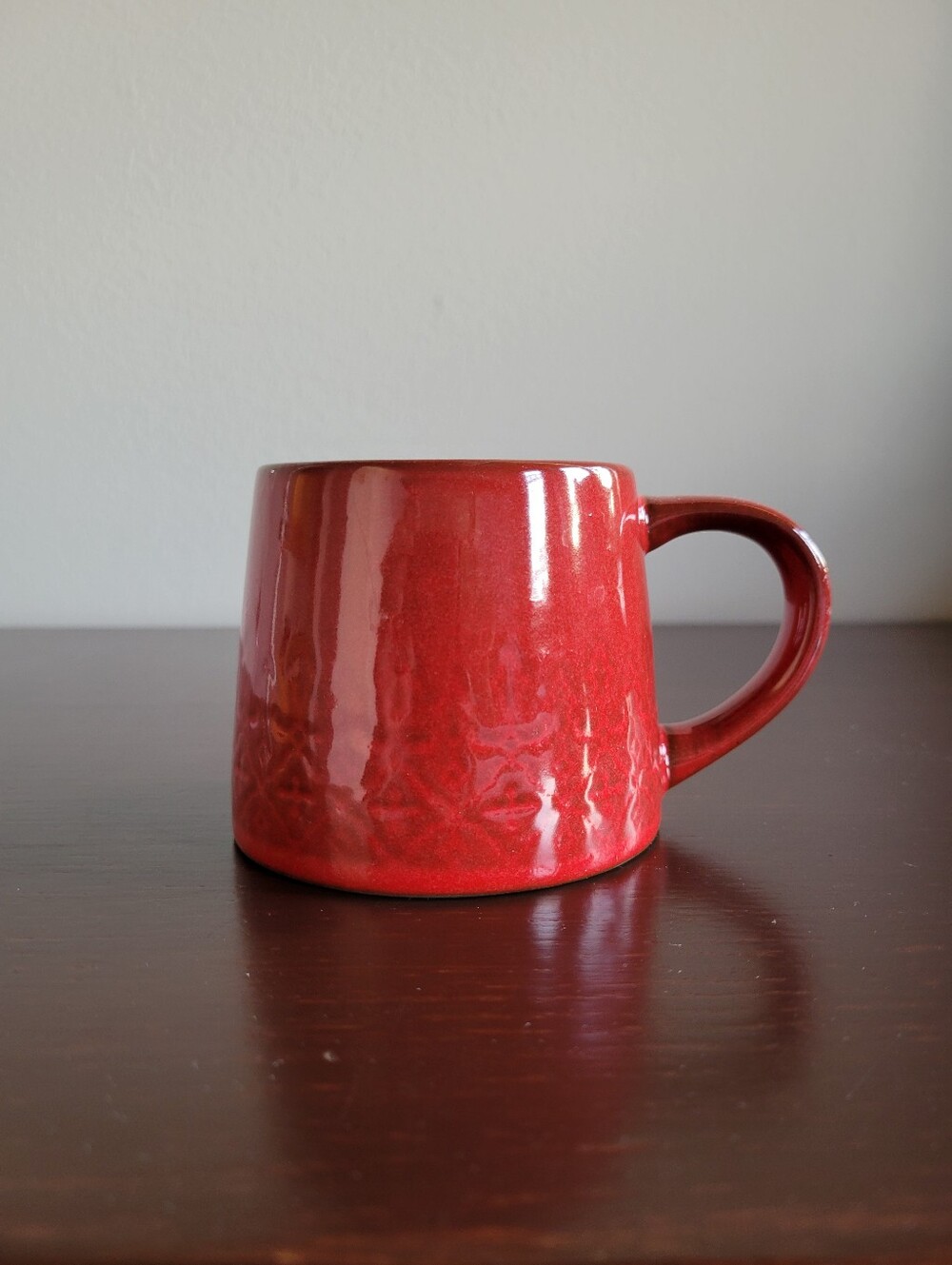 Hearth & Hand with Magnolia Red Glazed Stoneware Mug 10oz